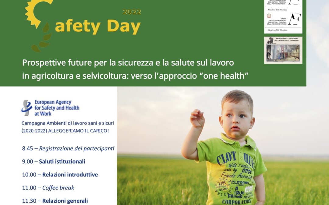 26 ottobre Safety Day 2022 – RA per la sicurezza di Ecologia Viterbo